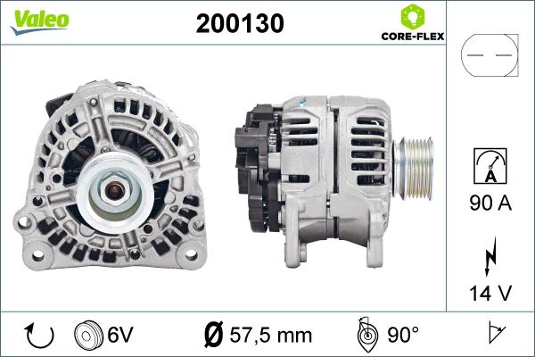 VALEO 200130 - Alternateur droxauto.com