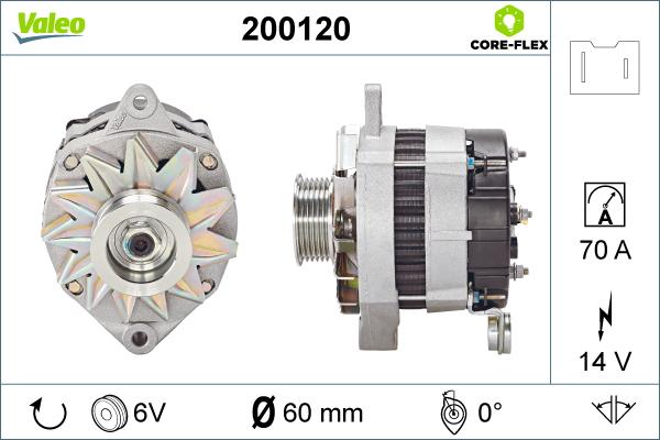 VALEO 200120 - Alternateur droxauto.com