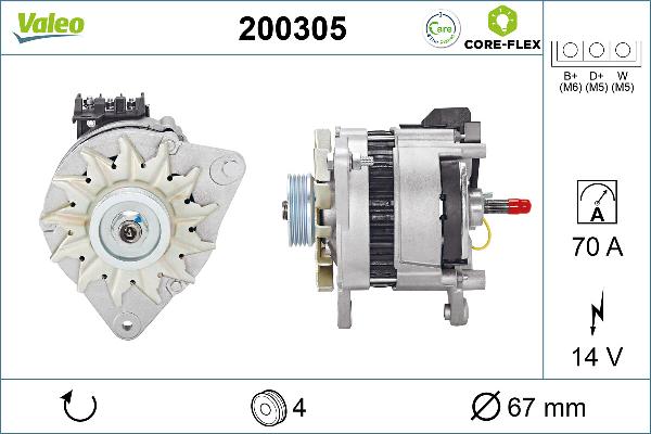 VALEO 200305 - Alternateur droxauto.com