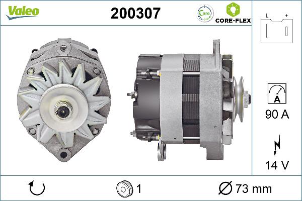 VALEO 200307 - Alternateur droxauto.com