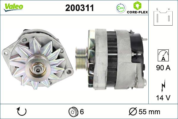 VALEO 200311 - Alternateur droxauto.com