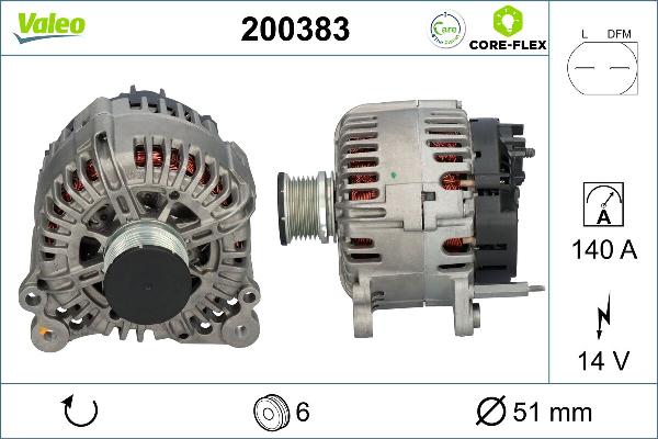 VALEO 200383 - Alternateur droxauto.com