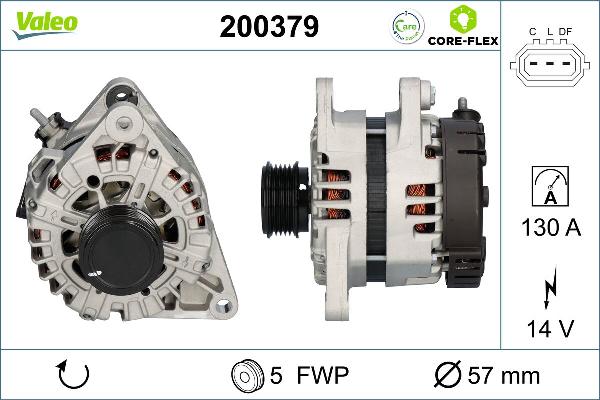 VALEO 200379 - Alternateur droxauto.com