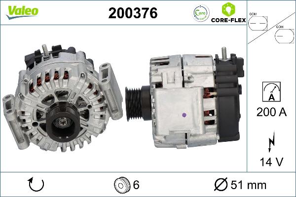VALEO 200376 - Alternateur droxauto.com
