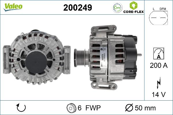 VALEO 200249 - Alternateur droxauto.com