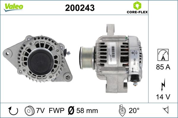 VALEO 200243 - Alternateur droxauto.com