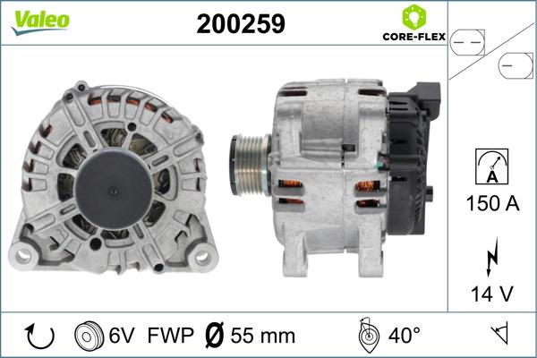 VALEO 200259 - Alternateur droxauto.com