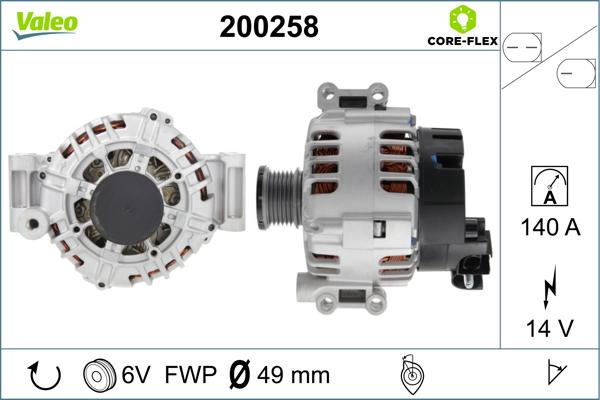 VALEO 200258 - Alternateur droxauto.com