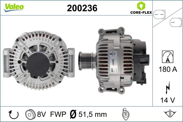 VALEO 200236 - Alternateur droxauto.com