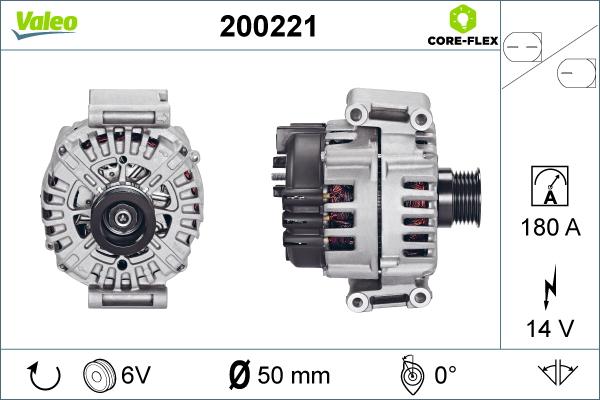 VALEO 200221 - Alternateur droxauto.com