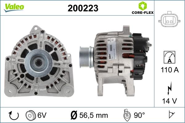 VALEO 200223 - Alternateur droxauto.com