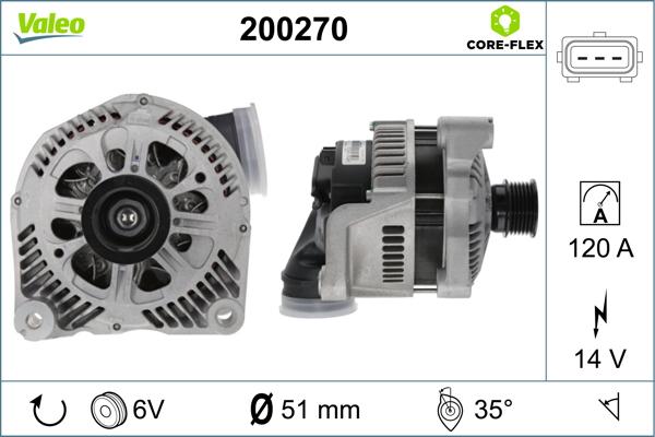 VALEO 200270 - Alternateur droxauto.com