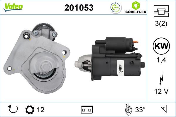 VALEO 201053 - Démarreur droxauto.com