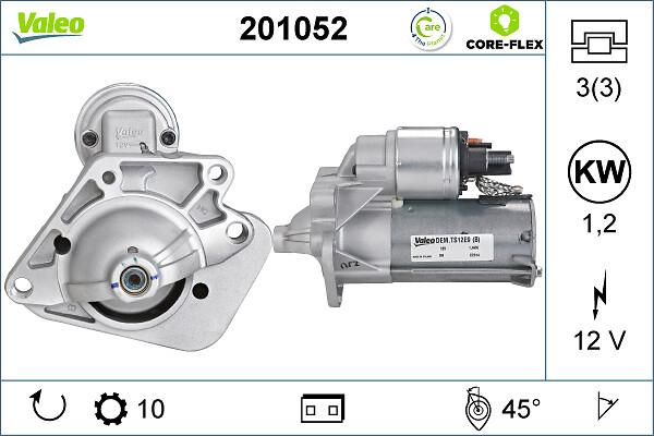 VALEO 201052 - Démarreur droxauto.com