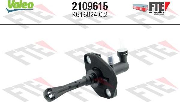 VALEO 2109615 - Cylindre émetteur, embrayage droxauto.com