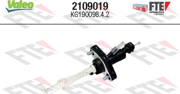 VALEO 2109019 - Cylindre émetteur, embrayage droxauto.com