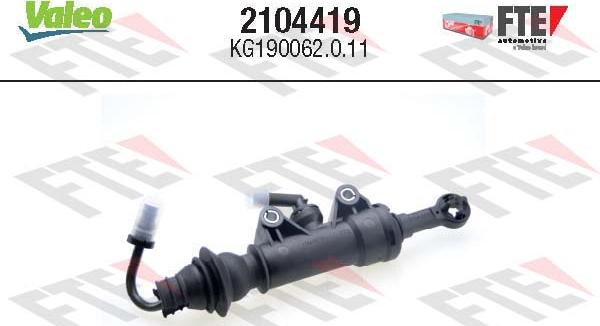 VALEO 2104419 - Cylindre émetteur, embrayage droxauto.com