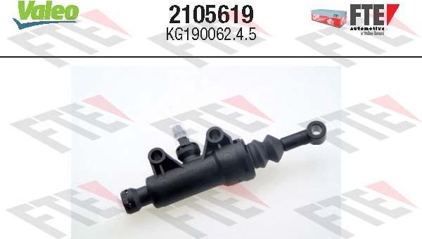 VALEO 2105619 - Cylindre émetteur, embrayage droxauto.com