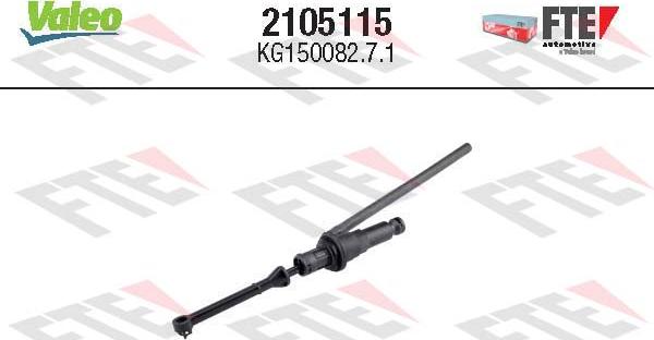 VALEO 2105115 - Cylindre émetteur, embrayage droxauto.com