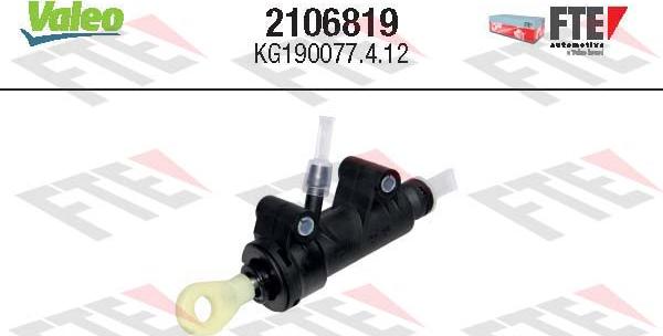 VALEO 2106819 - Cylindre émetteur, embrayage droxauto.com