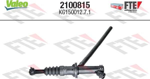 VALEO 2100815 - Cylindre émetteur, embrayage droxauto.com