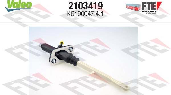 VALEO 2103419 - Cylindre émetteur, embrayage droxauto.com