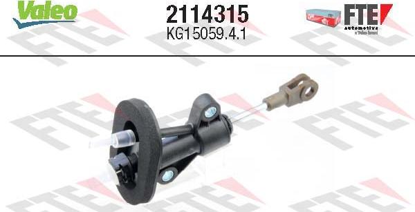 VALEO 2114315 - Cylindre émetteur, embrayage droxauto.com