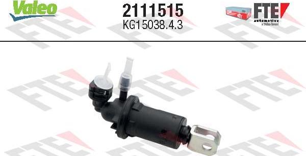 VALEO 2111515 - Cylindre émetteur, embrayage droxauto.com