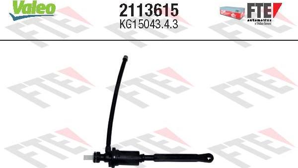 VALEO 2113615 - Cylindre émetteur, embrayage droxauto.com