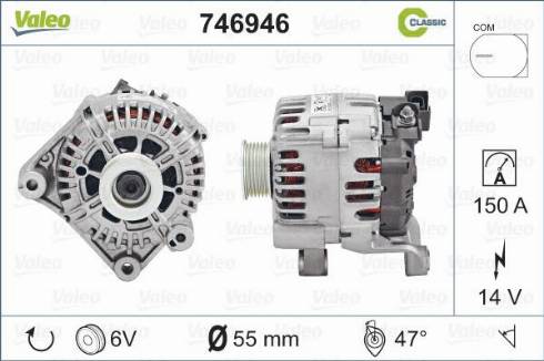 VALEO 746946 - Alternateur droxauto.com