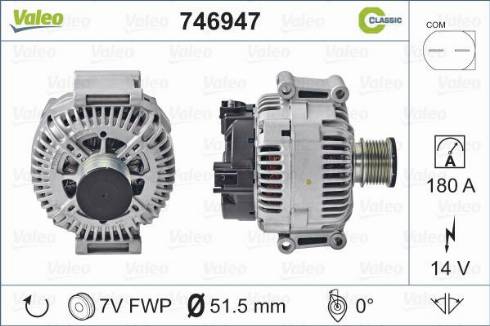VALEO 746947 - Alternateur droxauto.com