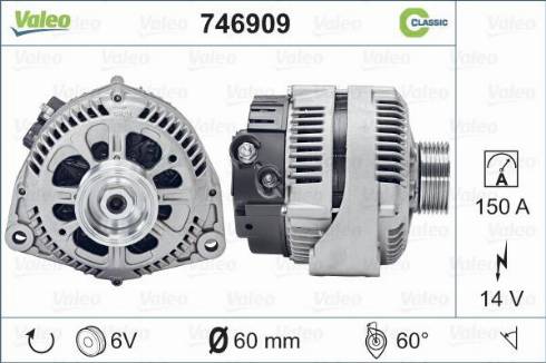 VALEO 746909 - Alternateur droxauto.com