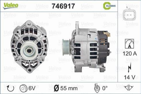 VALEO 746917 - Alternateur droxauto.com