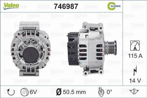 VALEO 746987 - Alternateur droxauto.com
