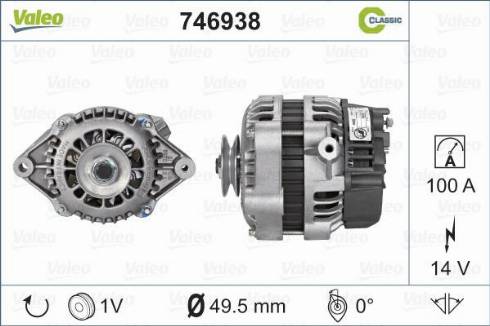 VALEO 746938 - Alternateur droxauto.com