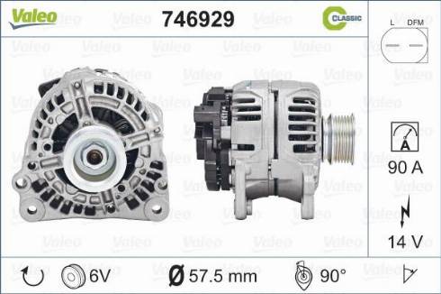 VALEO 746929 - Alternateur droxauto.com