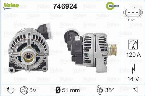 VALEO 746924 - Alternateur droxauto.com