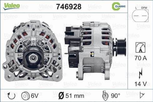 VALEO 746928 - Alternateur droxauto.com