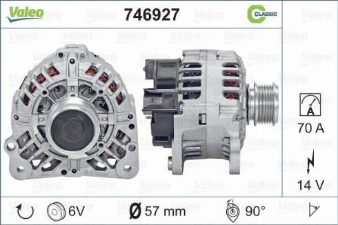 VALEO 746927 - Alternateur droxauto.com