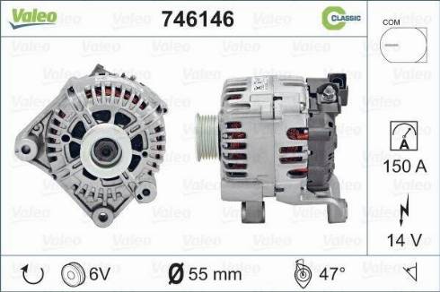 VALEO 746146 - Alternateur droxauto.com