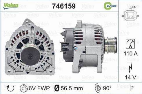 VALEO 746159 - Alternateur droxauto.com