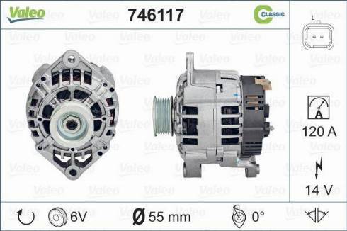 VALEO 746117 - Alternateur droxauto.com