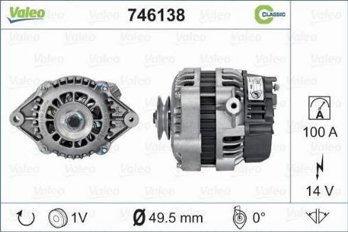 VALEO 746138 - Alternateur droxauto.com