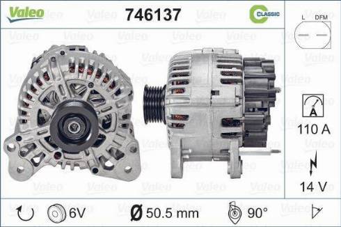 VALEO 746137 - Alternateur droxauto.com