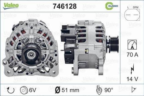 VALEO 746128 - Alternateur droxauto.com