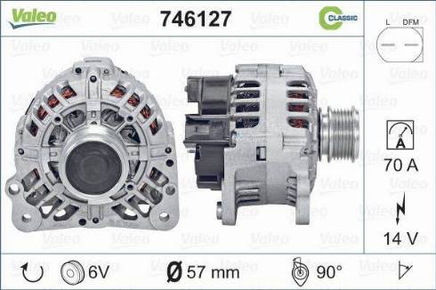VALEO 746127 - Alternateur droxauto.com
