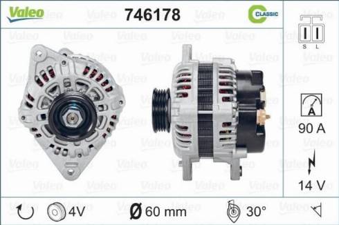 VALEO 746178 - Alternateur droxauto.com