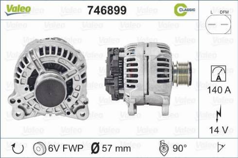 VALEO 746899 - Alternateur droxauto.com