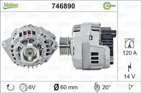 VALEO 746890 - Alternateur droxauto.com