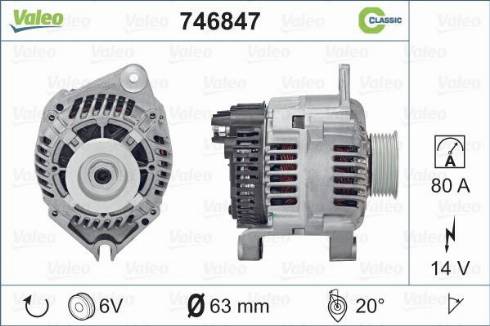 VALEO 746847 - Alternateur droxauto.com